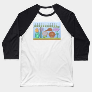 Stop And Smell The Flowers Baseball T-Shirt